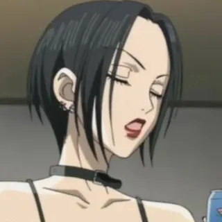 😒 Nana Osaki Nana Anime, Phụ nữ, Gothic, Manga, Ca sĩ, Dây chuyền telegram sticker