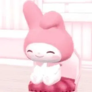 🦕 My Melody My Melody, Sanrio, fofo, kawaii, rosa, desenho animado whatsapp sticker