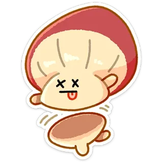 🤪 seta, muerto, dibujos animados, mono telegram sticker