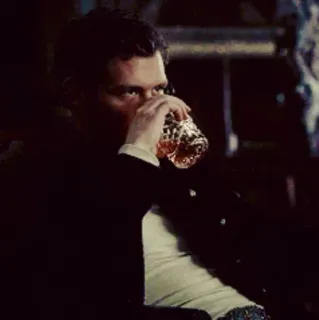🍷 man, drinking, alcohol, glass, portrait telegram sticker