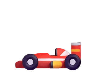 🏎 장난감, 빨간색, 바퀴, 경주용 자동차, 차량 telegram sticker
