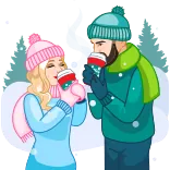 Зима❄️ @sv3tlana7 telegram stickers