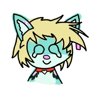 💖 słodkie, zwierzę, kreskówka, zwierzę domowe, sztuka, naklejka whatsapp sticker