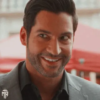 🥃 Lucifer Morningstar Lucifer 루시퍼, 악마, TV 프로그램, 톰 엘리스, 모닝스타, FOX, 넷플릭스 whatsapp sticker