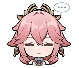 😊 Yae Miko Genshin Impact yae miko, genshin impact, anime, video game character, fox telegram sticker