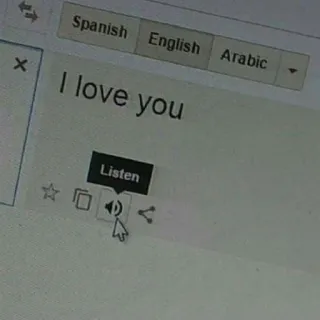 🖤 I love you love, google translate, text, language telegram sticker