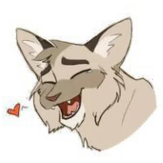 😘 Katze, Cartoon, niedlich, fröhlich, Tier, Aufkleber telegram sticker