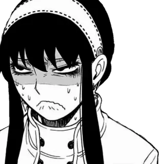 🥵 Yor Forger Spy x Family yor forger, spy x family, anime, manga, agotado, cansado telegram sticker