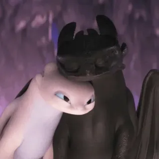 📍 Toothless How to Train Your Dragon Drache, Cartoon, Tiere, Liebe, Süß, Tagschatten, Nachtschatten telegram sticker