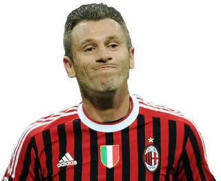 😋 voetbal, atleet, AC Milan, voetbal, Italiaans telegram sticker