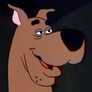 👌 Scooby-Doo cartone animato, cane, Scooby-Doo, animato, divertente, personaggio telegram sticker
