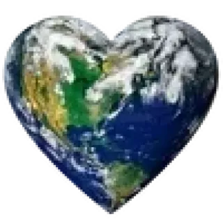🌎 Erde, Herz, Planet, Globus, Welt, Umwelt, Geographie telegram sticker