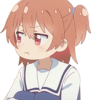 😤 anime, gadis, kartun, karakter, ilustrasi telegram sticker