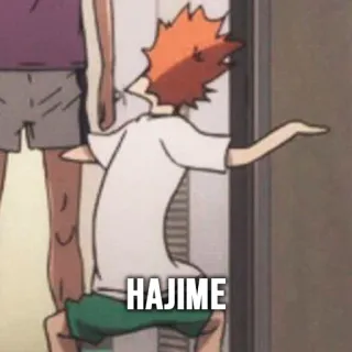 😎 HAJIME telegram sticker