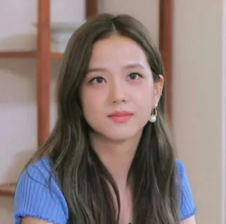 😐 Jisoo kpop, penyanyi, potret, wanita, gadis, idola, aktris, selebriti whatsapp sticker