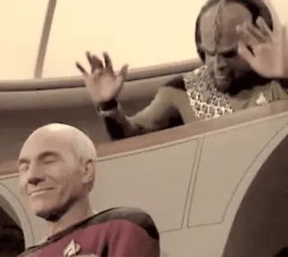 😤 Picard Star Trek สตาร์เทรค, พิคาร์ด, ไซไฟ, โทรทัศน์, Data telegram sticker