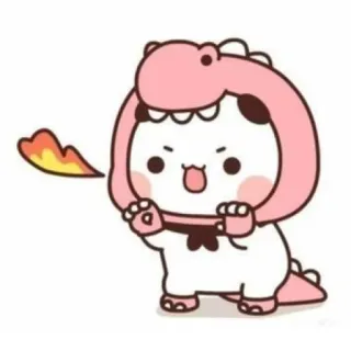 ⚡️ carino, dinosauro, animale, cartoni animati telegram sticker