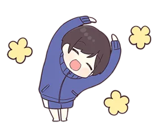 🌟 Anime, Desenho animado, Fofo, Menino, Kawaii, Alegre telegram sticker