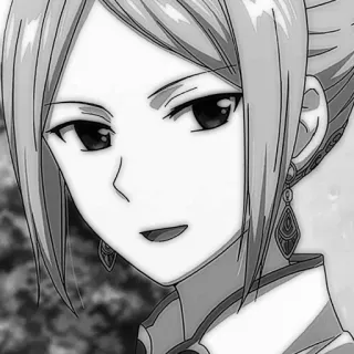 ⚔️ Anime, Personnage, Femme, Portrait, Manga, Art whatsapp sticker