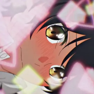 🥰 Anime, Charakter, Auge, Nahaufnahme, Gesicht telegram sticker