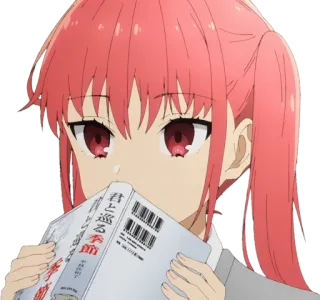 😘 Anime, Mangá, Garota, Livro telegram sticker