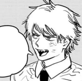 🔪 Denji Chainsaw Man Denji, Chainsaw Man, Manga, Anime, Teufelsjäger whatsapp sticker