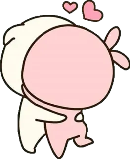 💕 hug, love, hearts, affection, friendship, cartoon, cute telegram sticker