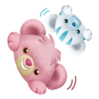 🙃 cartone animato, orso, illustrazione, adesivo telegram sticker