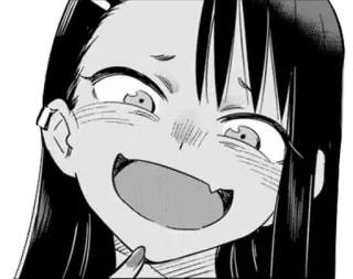😁 Nagatoro Don't Toy with Me, Miss Nagatoro Anime, Manga, Nagatoro, Dibujos animados telegram sticker