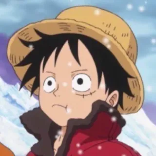 🏴‍☠️ Monkey D. Luffy One Piece anime, monkey d luffy, one piece, cartoon, straw hat telegram sticker