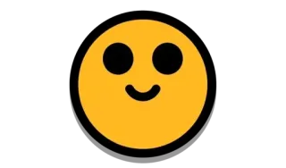 🙂 Biểu tượng cảm xúc, Mặt cười, Khuôn mặt, Đơn giản, Emoji telegram sticker