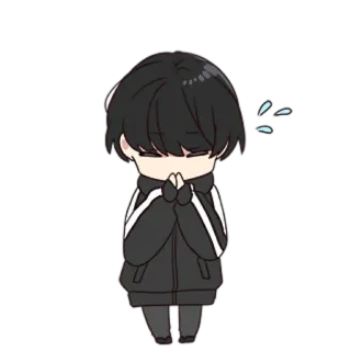 🥲 Anime, Personaggio, Carino, Chibi telegram sticker