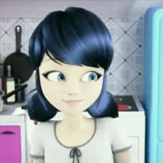 😄 Marinette Dupain-Cheng Miraculous: Tales of Ladybug & Cat Noir Dibujos animados, Anime, Chica, Marinette, Miraculous Ladybug telegram sticker