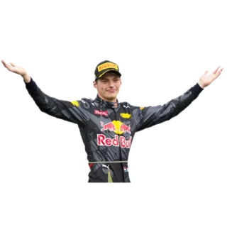 🤗 Max Verstappen Formule 1, Pilote de course, Red Bull, F1, Sport automobile, Course whatsapp sticker
