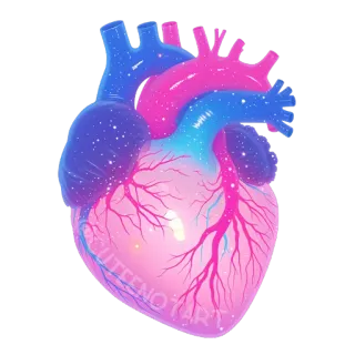🩷 heart, bisexual, galaxy, lgbtq, pride telegram sticker