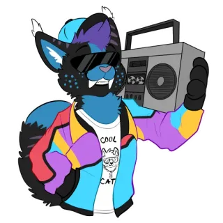 Gale Frostbane Stickers telegram stickers