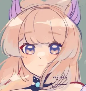 💗 rejisen Anime, Cartoon, Sticker, Mädchen, Süß telegram sticker