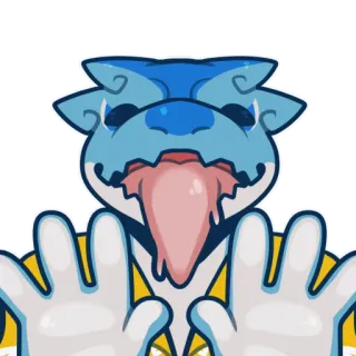 👅 Cartoon, Tier, Figur, Digitale Kunst whatsapp sticker