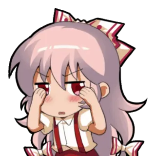😳 Аниме, Чиби, Милый, Мультфильм telegram sticker