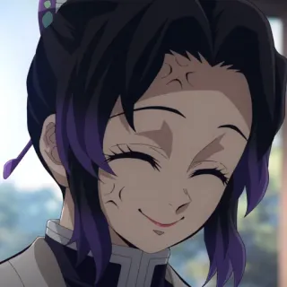 🦋 Shinobu Kocho Demon Slayer Аниме, Клинок рассекающий демонов, Шинобу Кочо, Манга, Персонаж telegram sticker