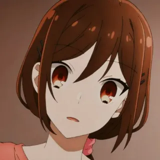 🎟 Anime, Chica, Horimiya, Manga, Personaje telegram sticker