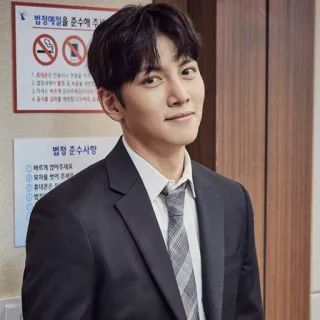 😊 법정예절을 준수해 주세요 korean, man, suit, law, courthouse telegram sticker