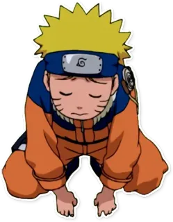 😔 Naruto anime, manga, cartoon, naruto, sad, emotional telegram sticker