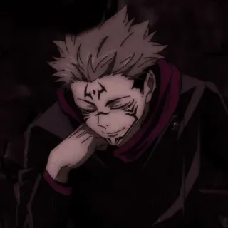 👹 Yuji Itadori Jujutsu Kaisen Anime, Zauberer, Manga, Fluch whatsapp sticker