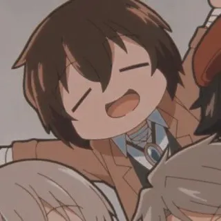 😇 Osamu Dazai Bungou Stray Dogs Anime, Manga, Chibi, Mignon, Dessin animé whatsapp sticker