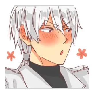 😳 Anime, Erröten, Kawaii, Süß, Charakter, Ausdruck telegram sticker