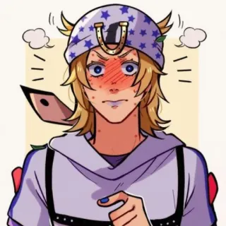 🍮 Johnny Joestar JoJo's Bizarre Adventure Anime, Manga, Jojo, Postać telegram sticker