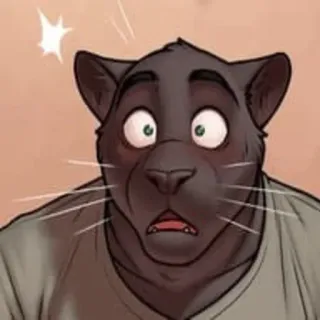 😧 animal, cat, surprise, cartoon whatsapp sticker