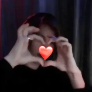 💗 coeur, amour, mains, personne, affection telegram sticker