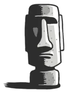 Stone Man Moai  @SeanChannel telegram stickers